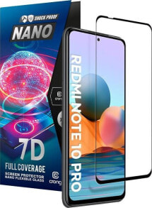 Crong Crong 7D Nano Flexible Glass - Niepękające szkło hybrydowe 9H na cały ekran Xiaomi Redmi Note 10 5G