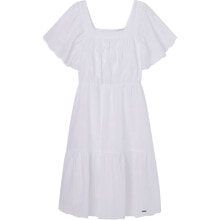 PEPE JEANS Odelet Short Sleeve Dress