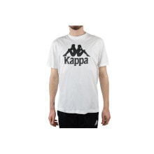 Мужские спортивные футболки мужская футболка спортивная белая с логотипом на груди Kappa Caspar T-Shirt M 303910-11-0601