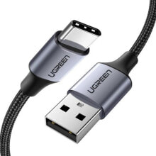 Ugreen 60126 USB кабель 1 m USB C USB A Черный, Серый