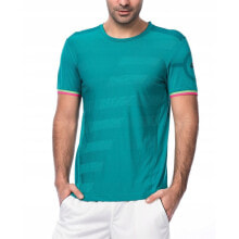 Мужские спортивные футболки мужская спортивная футболка бирюзовая с полосками Adidas Climalite Ufb