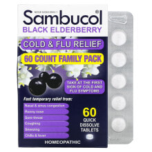 Black Elderberry, Cold & Flu Relief, 30 Tablets