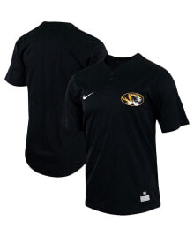 Nike men's Black Missouri Tigers Two-Button Replica Baseball Jersey