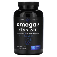 Fish oil and Omega 3, 6, 9 NutraChamps