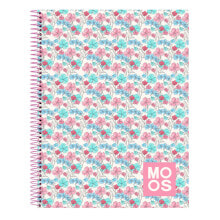 Notebook Moos Flores Multicolour A4 120 Sheets