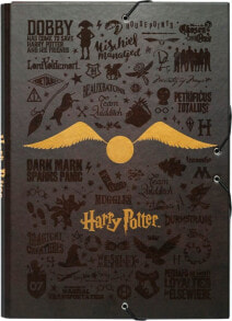 Купить школьные файлы и папки Harry Potter: Harry Potter Harry Potter - Folder / teczka z gumką A4 (24 x 34 cm)