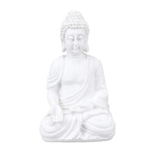 Weiße Buddha Figur 17,5 cm