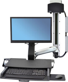 Купить компьютерная техника Ergotron: Ergotron Uchwyt StyleView® Sit-Stand Combo System with Worksurface (45-272-026)