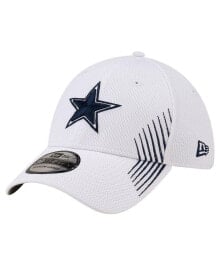 Купить мужские головные уборы Dallas Cowboys: New Era Men's White Active 39Thirty Flex Hat