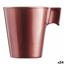 Кружка Mug Luminarc Flashy Красный 80 ml Cтекло (24 штук)