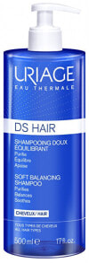 Uriage DS Hair Soft Balancing Shampoo Гипоаллергенный шампунь с термальной водой против зуда и раздражения для всех типов волос 500 мл