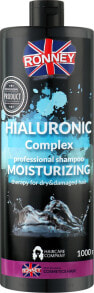 Feuchtigkeitsspendendes Shampoo mit Hyaluronsäure für trockenes und geschädigtes Haar - Ronney Hyaluronic Complex Moisturizing Shampoo