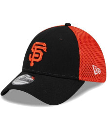 New Era men's Black San Francisco Giants Team Neo 39THIRTY Flex Hat