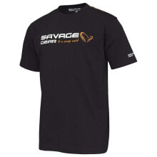 Купить мужские спортивные футболки и майки Savage Gear: SAVAGE GEAR Signature Logo short sleeve T-shirt