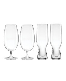 Lenox tuscany Classics Assorted Beer Glass Set, 4 Piece