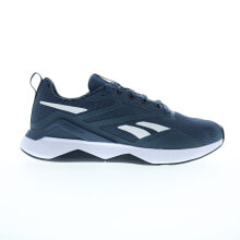 Reebok Nanoflex TR 2 Mens Blue Synthetic Athletic Cross Training Shoes