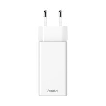 Hama 00201643 зарядное устройство для мобильных устройств Гарнитура, Ноутбук, Зарядный банк, Смартфон, Планшет Белый Кабель переменного тока Быстрая зарядка Для помещений