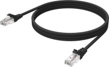 Кабели и разъемы для аудио- и видеотехники vision TC 5MCAT6/BL сетевой кабель 5 m Cat6 Черный