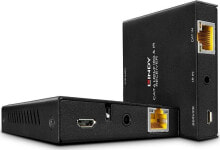 System przekazu sygnału AV Lindy Extender HDMI LINDY 18G & IR Extender with PoC & Loop Out, Cat.6, 50m