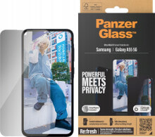 PanzerGlass PanzerGlass Ultra-Wide Fit Sam A55 5G A556 Privacy Screen Protection Easy Aligner Included P7358