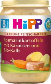 Menü Für kleine Feinschmecker Rosmarinkartoffeln mit Karotten und Bio-Kalb ab dem 8. Monat, 220 g