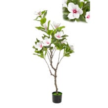 Decorative Flowers Romimex White Magnolia 50 x 130 x 50 cm