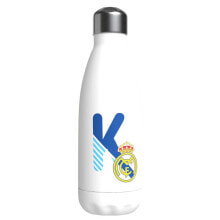 REAL MADRID Letter K Customized Stainless Steel Bottle 550ml