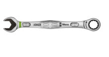 Рожковые, накидные, комбинированные ключи для автомобилей Комбинированный гаечный ключ с трещоткой Joker Wera 073278 18 мм