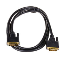 Кабели и провода для строительства akyga AK-AV-06 DVI кабель 1,8 m DVI-D Черный