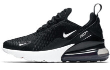 Nike Air Max 270 气垫 防滑轻便 低帮 跑步鞋 男女同款 黑白 / Кроссовки Nike Air Max 270 943345-001