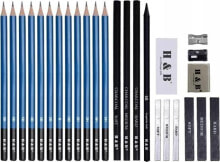 Black Graphite pencils for children