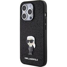 KARL LAGERFELD Klhcp15Xgknpsk iPhone 15 Pro Max 6.7 Fixed Ikonik Pin phone case