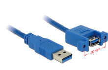 DeLOCK USB 3.0 A, 1m USB кабель 3.2 Gen 1 (3.1 Gen 1) USB A Синий 85112