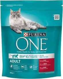 Purina One Cat Adult Karma z wołowiną dla kota 800g купить онлайн