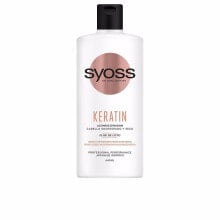 Бальзам для поврежденных волос Syoss KERATIN acondicionador cabello encrespado y seco 440 ml