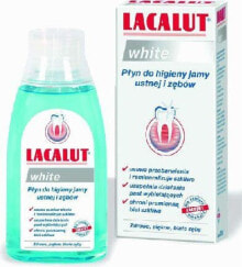 Lacalut Oral Hygiene and Teeth White Liquid Отбеливающая жидкость для полости рта против пигментации 300 мл