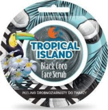 Marion Tropical Island Black Coco Face Scrub Мелкозернистый пилинг для лица c кокосом 8 г