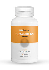 Витамин D MOVit Energy  Витамин D3 2000 МЕ, 50 мкг, 90 капсул