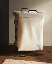 Individual foldable laundry basket