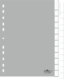 Durable 6410-10 Пустой бланк-разделитель Полипропилен (ПП) Серый 641010