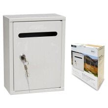 EDM Linear Mailbox With 2 Keys 260x200x75 mm