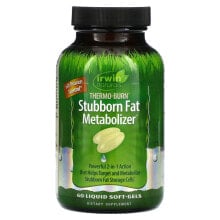 Fat burners irwin Naturals, Thermo-Burn Stubborn Fat Metabolizer, 60 Liquid Soft-Gels