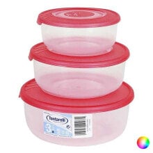 TONTARELLI Set 3 Lunch Boxes 0.5/1/2 Coral