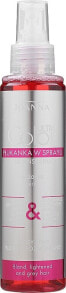 Rosa Tönungsspray für graues, helles und blondiertes Haar - Joanna Ultra Color System Hair Spray Lotion