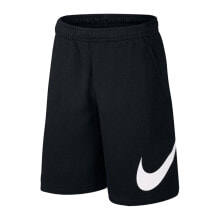Мужские спортивные шорты Мужские шорты спортивные черные для бега Nike Sportswear Club