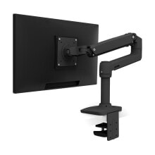 Brackets and racks for televisions and audio equipment lX Series 45-241-224 - Clamp/Bolt-through - 11.3 kg - 86.4 cm (34") - 100 x 100 mm - Height adjustment - Black