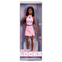 Купить куклы и пупсы для девочек Barbie: BARBIE Looks 21 Braids Pink Skirt Outfit Doll