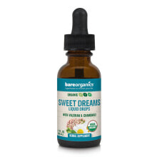 Витамины и БАДы для нервной системы Bare Organics Sweet Dreams Liquid Drops Organic Жидкие капли с валерианой и ромашкой для поддержки сна 30 мл