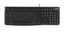 Клавиатуры Logitech K120 клавиатура USB Британский английский Черный 920-010016