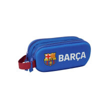 SAFTA F.C Barcelona 3D Double pencil case